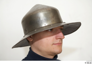 Photos Medieval Knight Kettle Hat plate Helmet 1 Head Kettle…